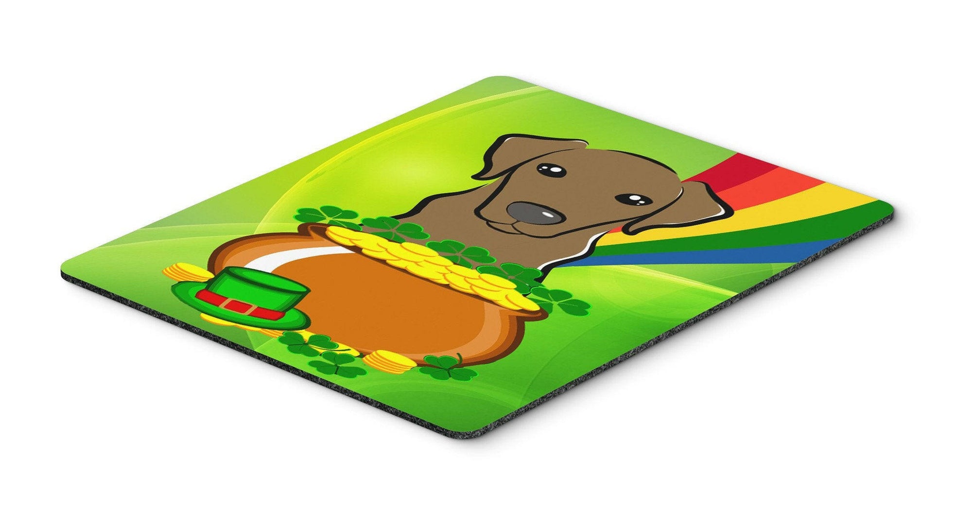 Chocolate Labrador St. Patrick's Day Mouse Pad, Hot Pad or Trivet BB1978MP by Caroline's Treasures