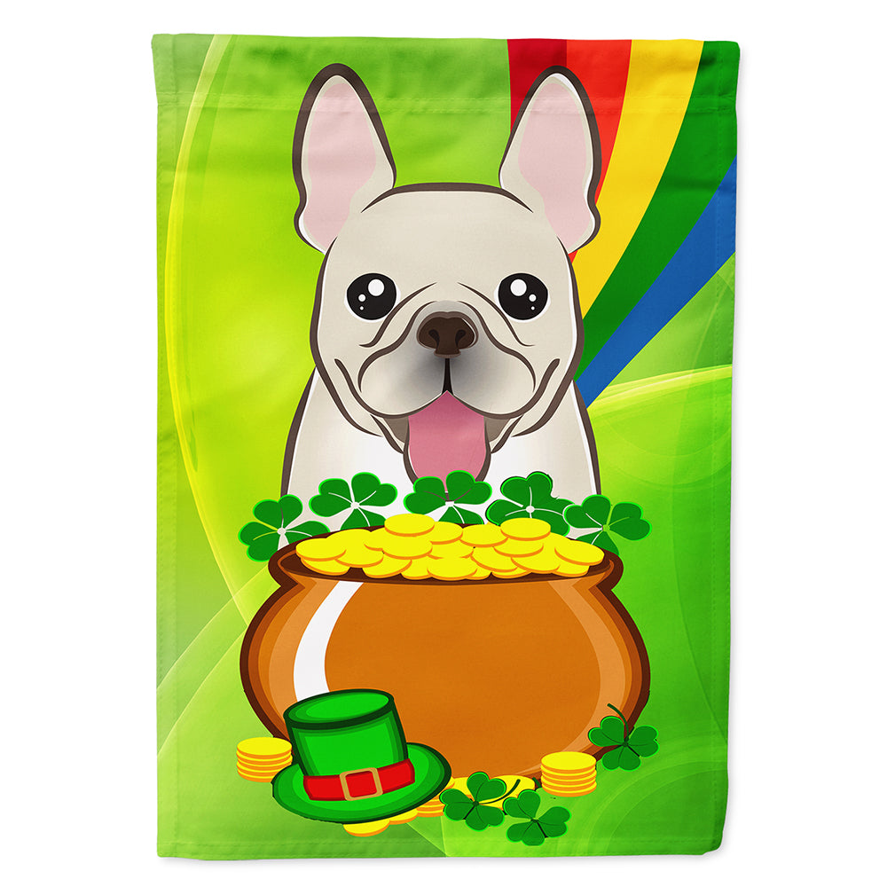 French Bulldog St. Patrick's Day Flag Canvas House Size BB1982CHF  the-store.com.
