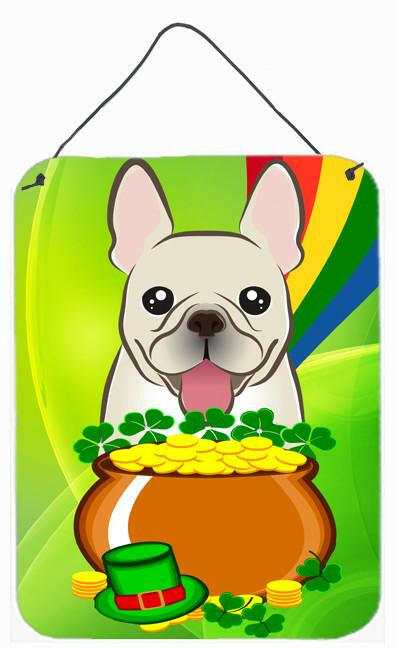 French Bulldog St. Patrick&#39;s Day Wall or Door Hanging Prints BB1982DS1216 by Caroline&#39;s Treasures