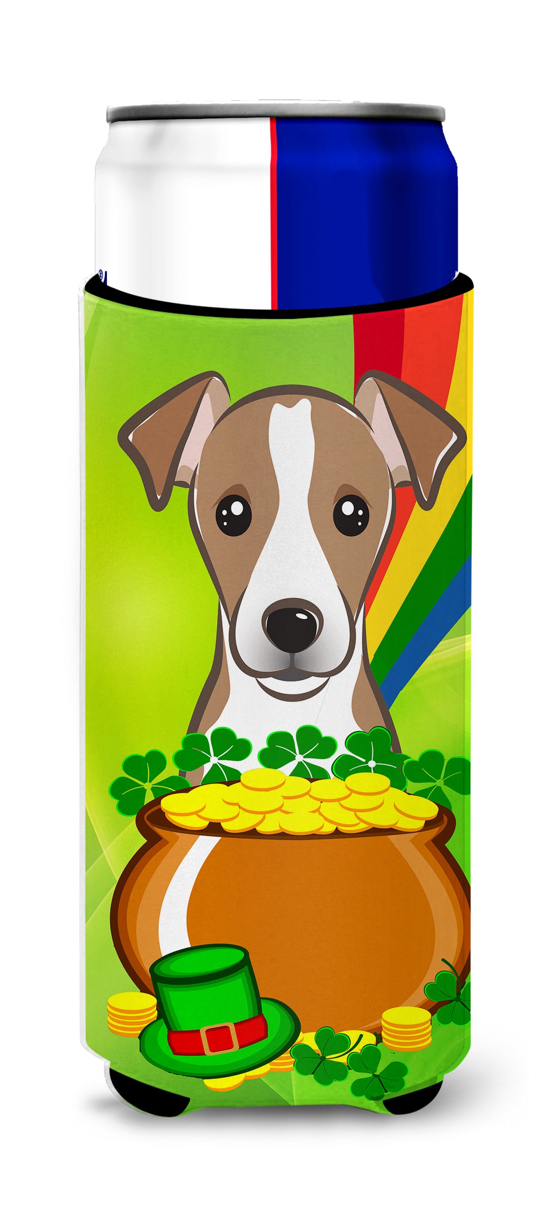 Jack Russell Terrier St. Patrick&#39;s Day Michelob Ultra Beverage Isolateur