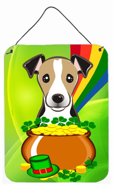 Jack Russell Terrier St. Patrick's Day Wall or Door Hanging Prints BB2005DS1216 by Caroline's Treasures