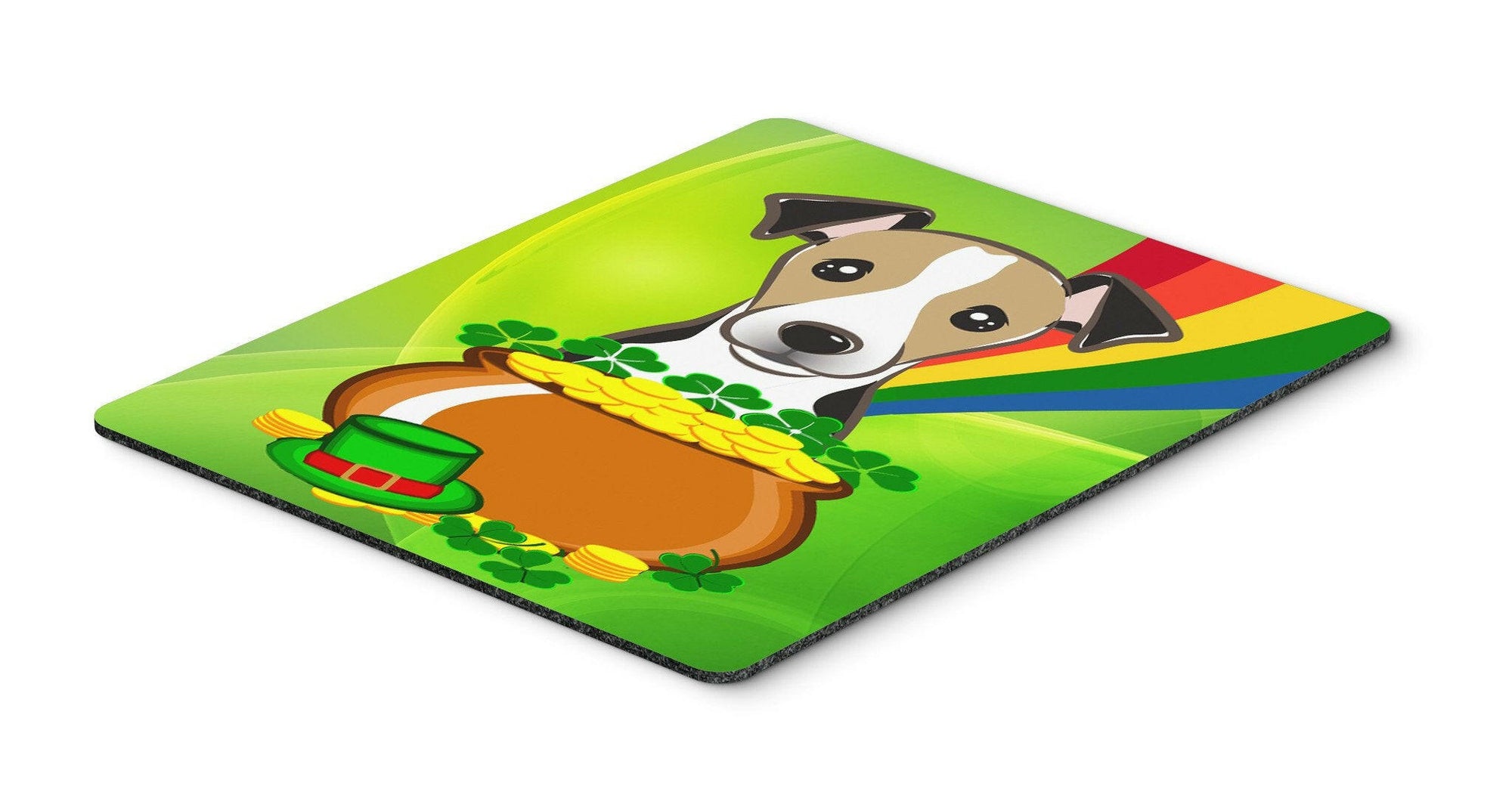 Jack Russell Terrier St. Patrick's Day Mouse Pad, Hot Pad or Trivet BB2005MP by Caroline's Treasures
