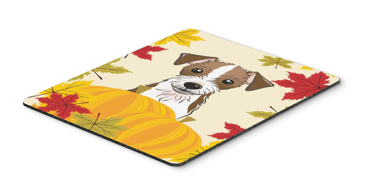 Jack Russell Terrier Thanksgiving Mouse Pad, Hot Pad or Trivet BB2008MP by Caroline&#39;s Treasures