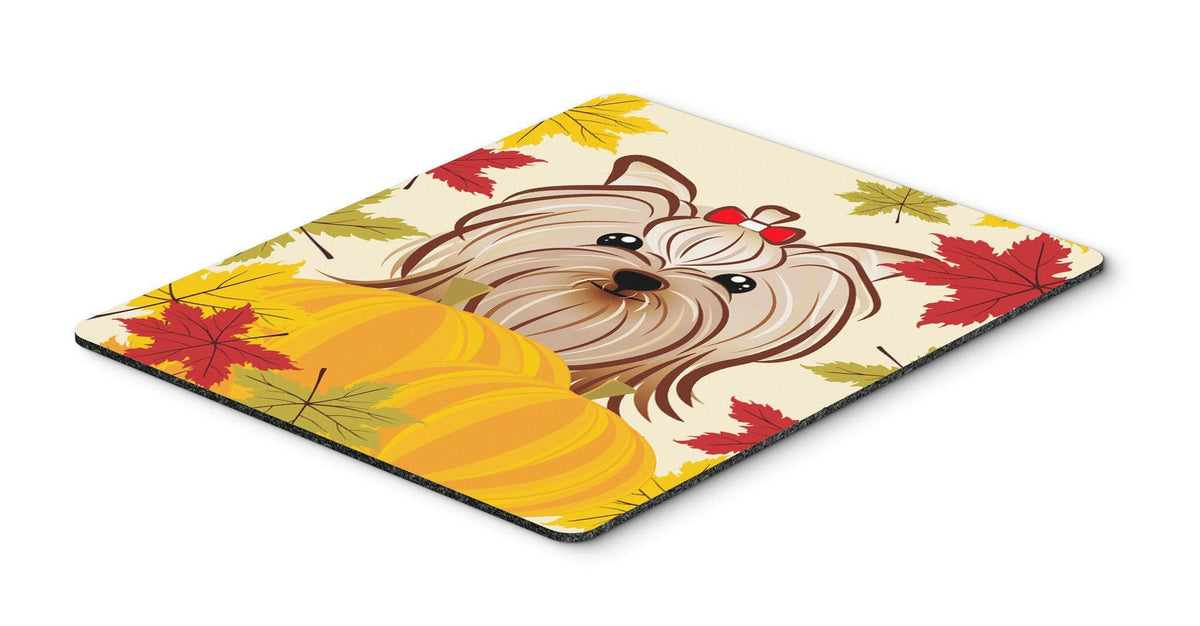Yorkie Yorkshire Terrier Thanksgiving Mouse Pad, Hot Pad or Trivet BB2010MP by Caroline&#39;s Treasures