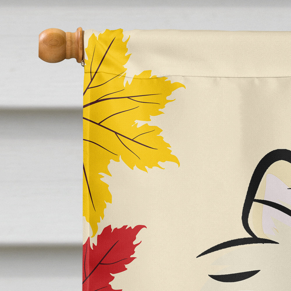 Pomeranian Thanksgiving Flag Canvas House Size BB2013CHF  the-store.com.