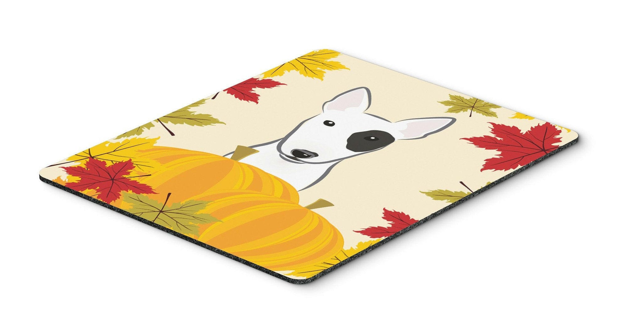 Bull Terrier Thanksgiving Mouse Pad, Hot Pad or Trivet BB2015MP by Caroline's Treasures