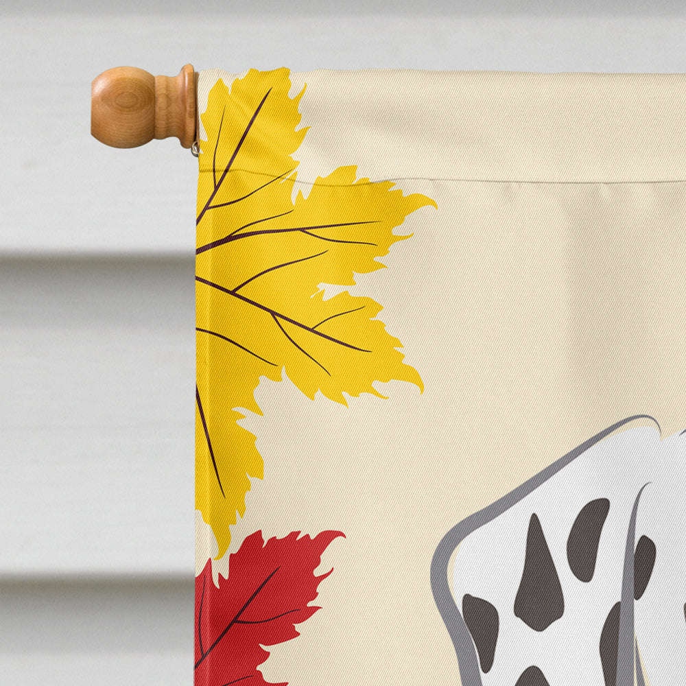 Dalmatian Thanksgiving Flag Canvas House Size BB2016CHF