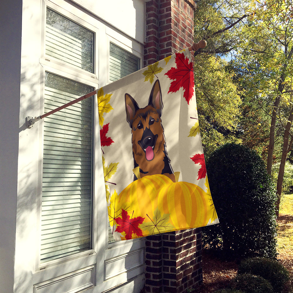 German Shepherd Thanksgiving Flag Canvas House Size BB2017CHF  the-store.com.