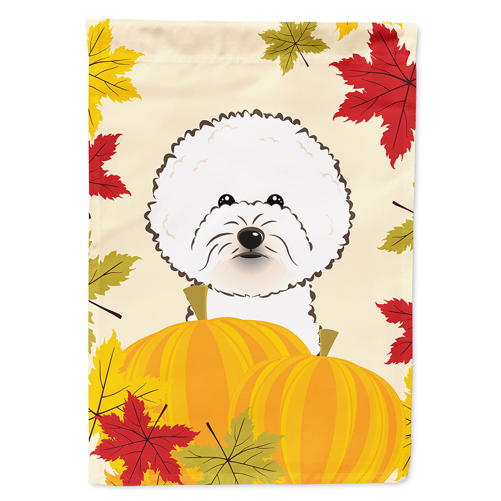 Bichon Frise Thanksgiving Flag Canvas House Size BB2023CHF  the-store.com.