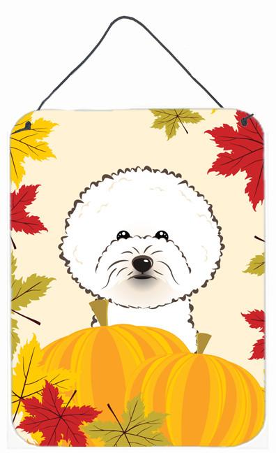 Bichon Frise Thanksgiving Wall or Door Hanging Prints BB2023DS1216 by Caroline&#39;s Treasures