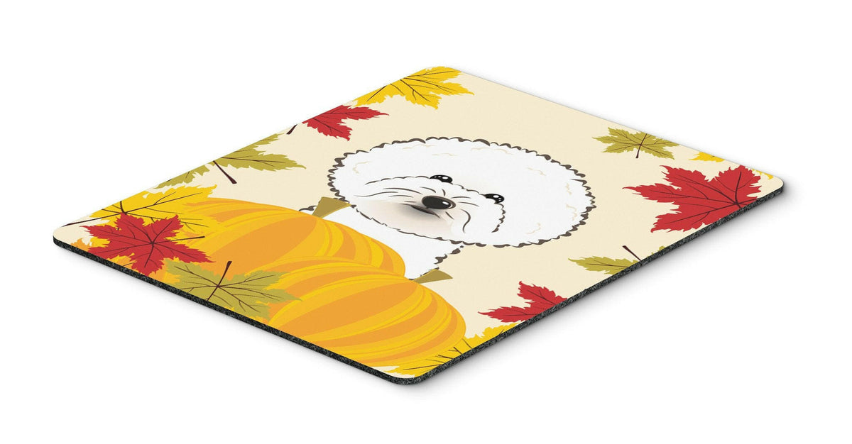Bichon Frise Thanksgiving Mouse Pad, Hot Pad or Trivet BB2023MP by Caroline&#39;s Treasures
