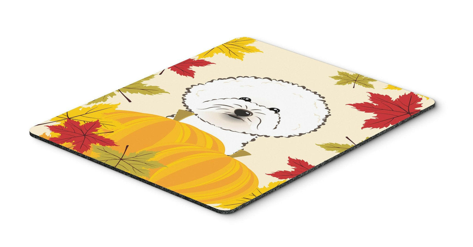 Bichon Frise Thanksgiving Mouse Pad, Hot Pad or Trivet BB2023MP by Caroline's Treasures