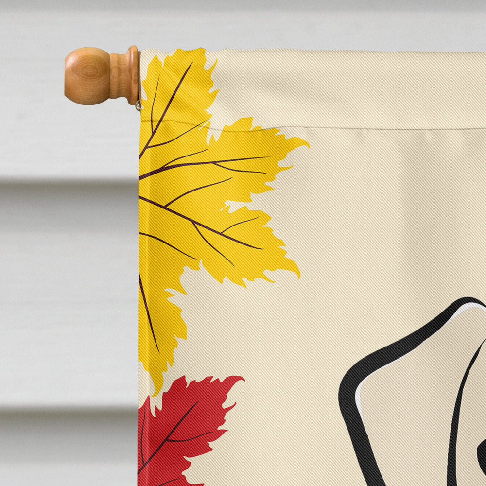 Yellow Labrador Thanksgiving Flag Canvas House Size BB2028CHF  the-store.com.