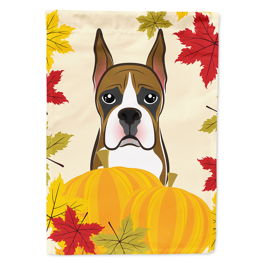 Boxer Thanksgiving Flag Canvas House Size BB2029CHF