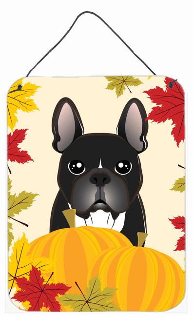 French Bulldog Thanksgiving Wall or Door Hanging Prints BB2033DS1216 by Caroline&#39;s Treasures