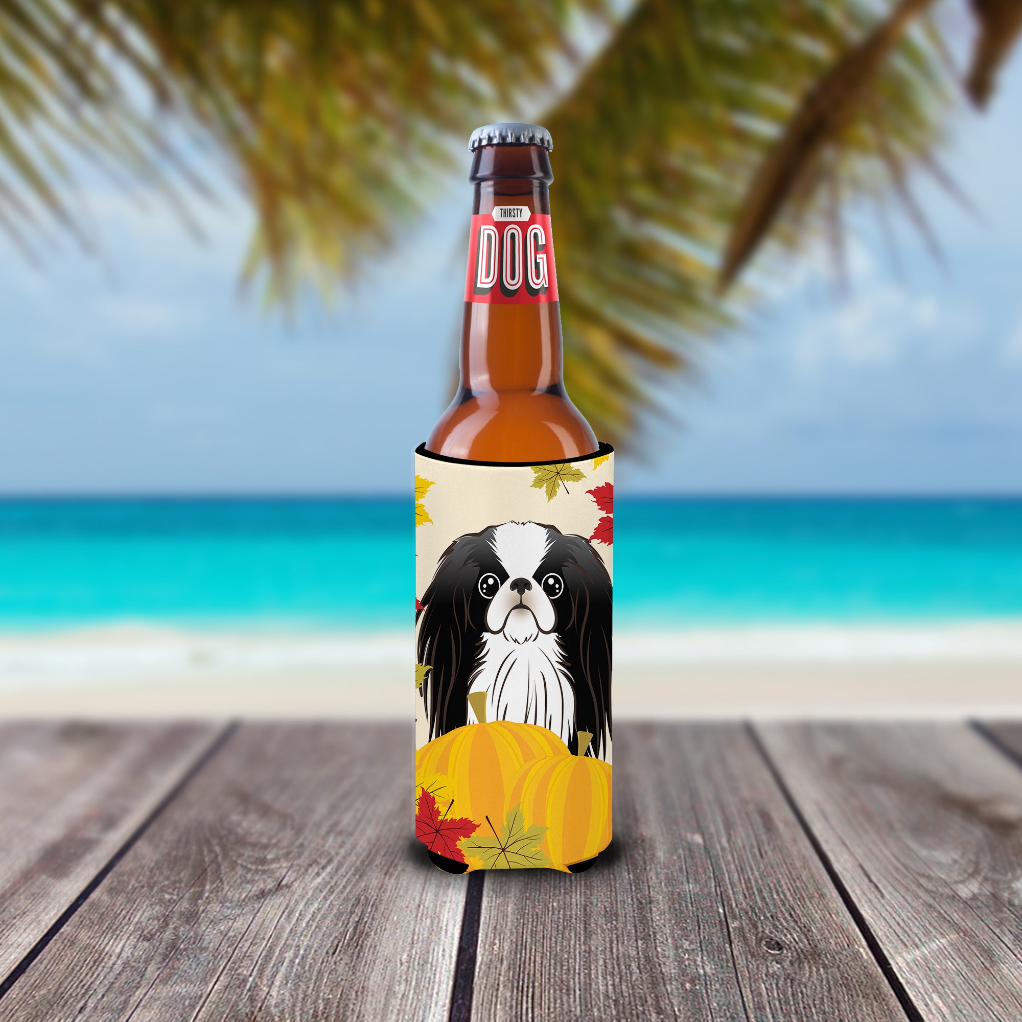 Japanese Chin Thanksgiving  Ultra Beverage Insulator for slim cans BB2036MUK  the-store.com.