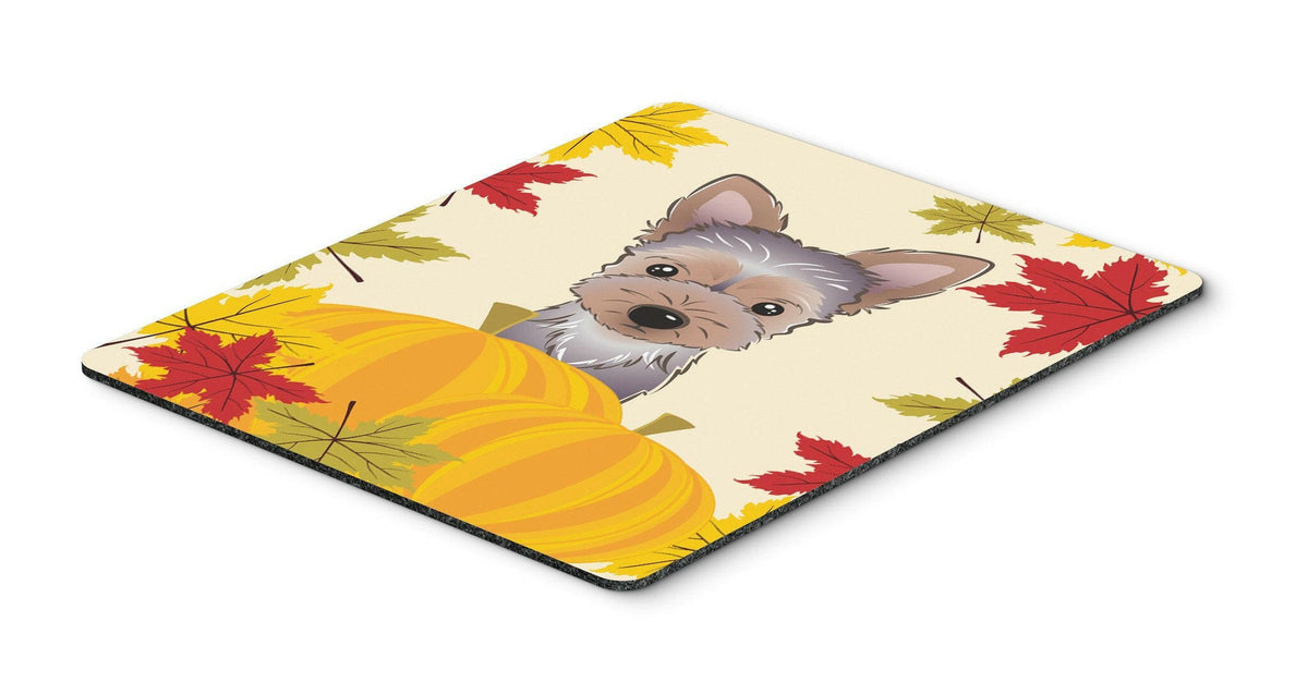 Yorkie Puppy Thanksgiving Mouse Pad, Hot Pad or Trivet BB2038MP by Caroline&#39;s Treasures