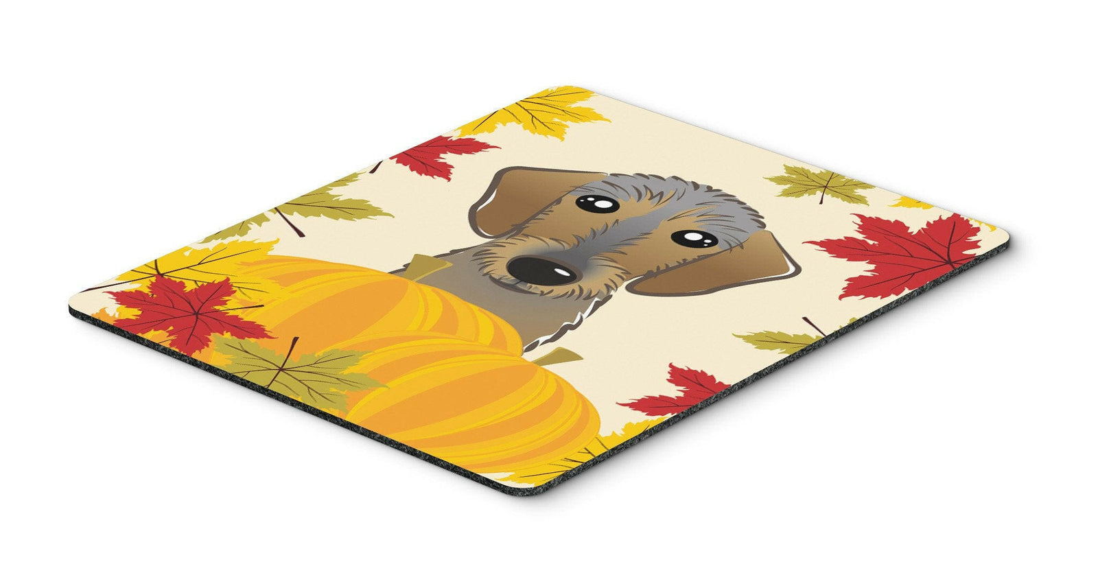 Wirehaired Dachshund Thanksgiving Mouse Pad, Hot Pad or Trivet BB2039MP by Caroline's Treasures