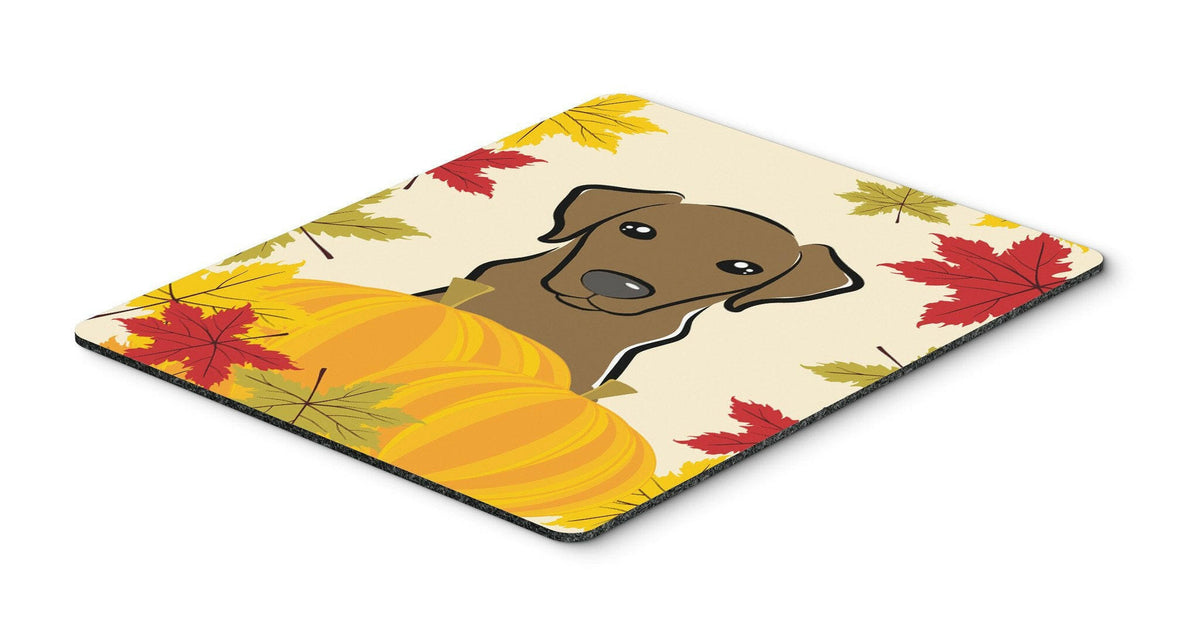 Chocolate Labrador Thanksgiving Mouse Pad, Hot Pad or Trivet BB2040MP by Caroline&#39;s Treasures