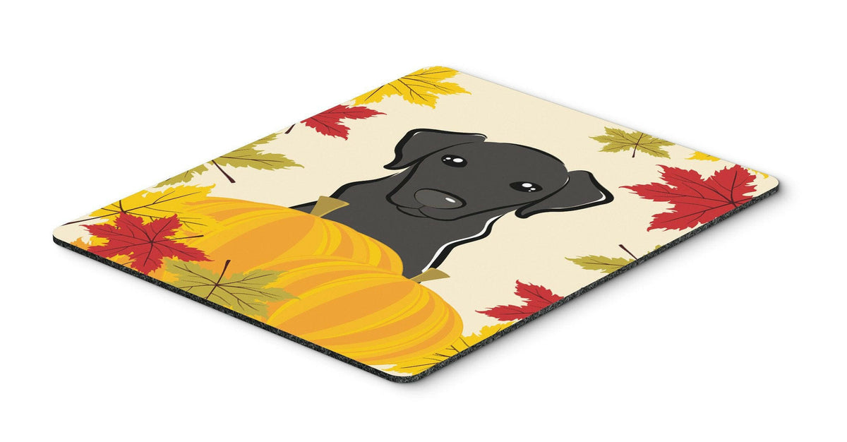 Black Labrador Thanksgiving Mouse Pad, Hot Pad or Trivet BB2041MP by Caroline&#39;s Treasures