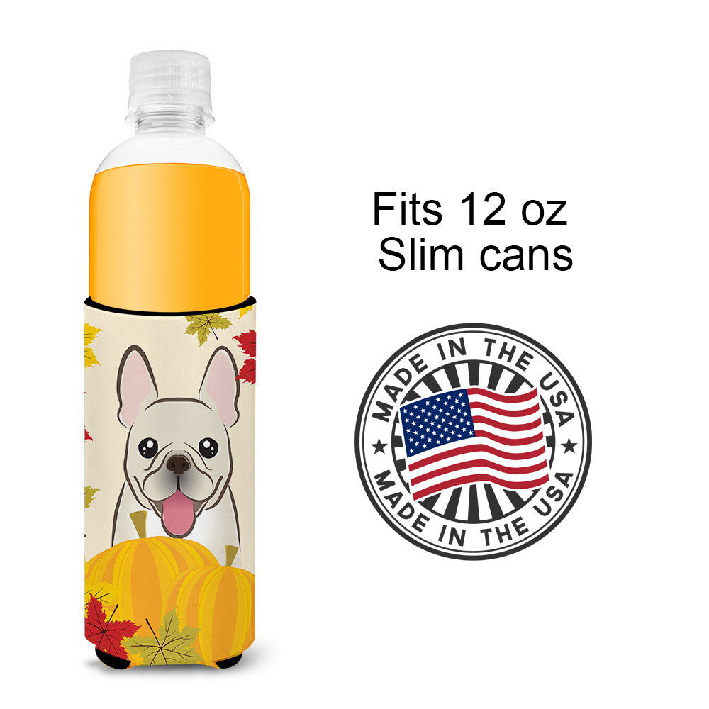 French Bulldog Thanksgiving  Ultra Beverage Insulator for slim cans BB2044MUK