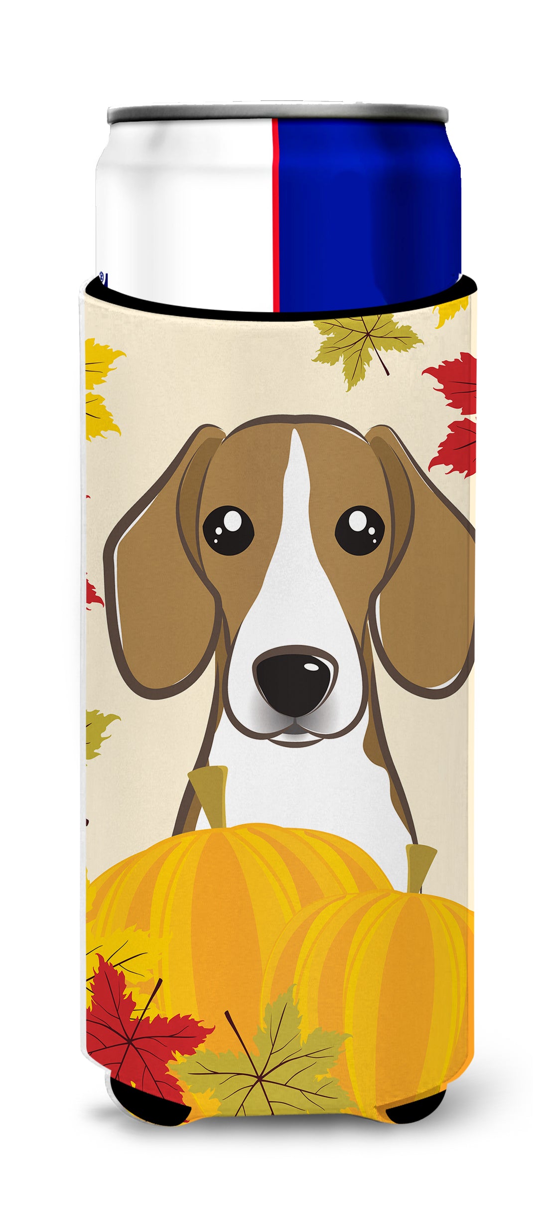 Beagle Thanksgiving  Ultra Beverage Insulator for slim cans BB2045MUK