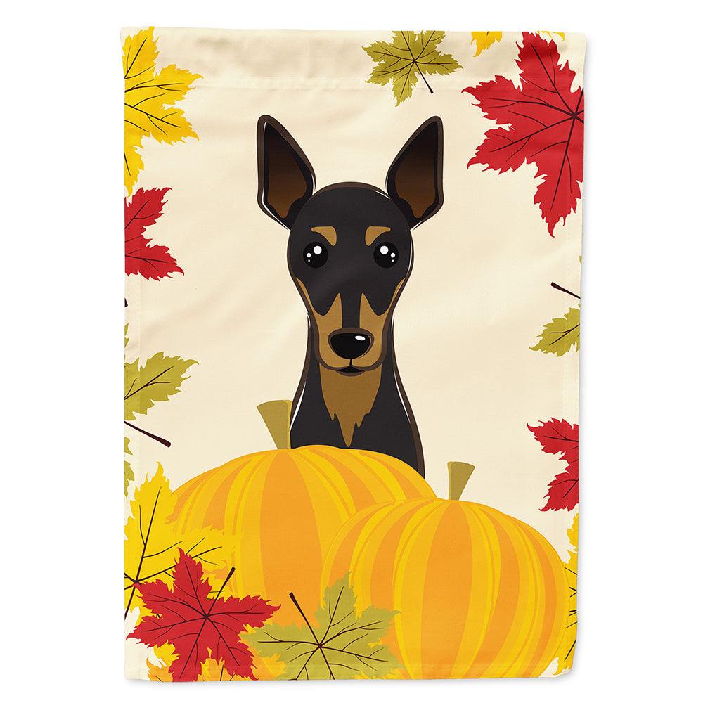 Min Pin Thanksgiving Flag Canvas House Size BB2046CHF  the-store.com.