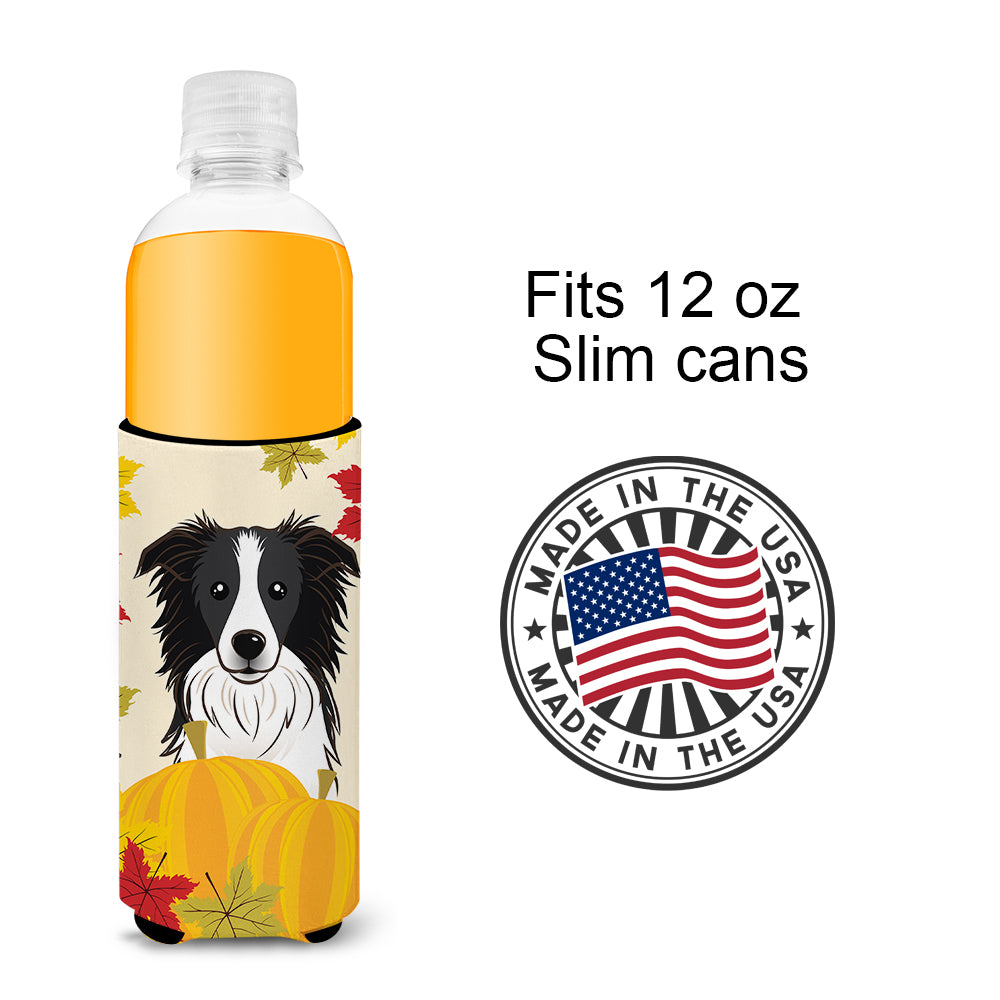 Border Collie Thanksgiving  Ultra Beverage Insulator for slim cans BB2047MUK