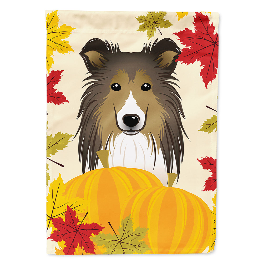 Sheltie Thanksgiving Flag Canvas House Size BB2048CHF  the-store.com.