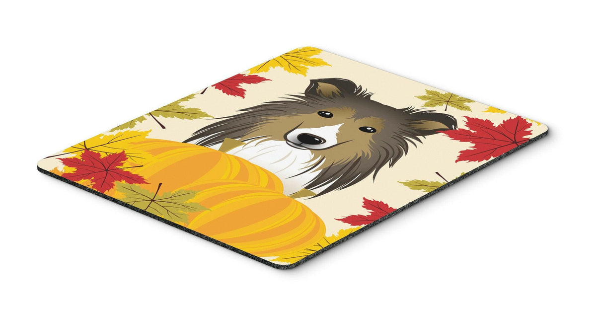 Sheltie Thanksgiving Mouse Pad, Hot Pad or Trivet BB2048MP by Caroline&#39;s Treasures