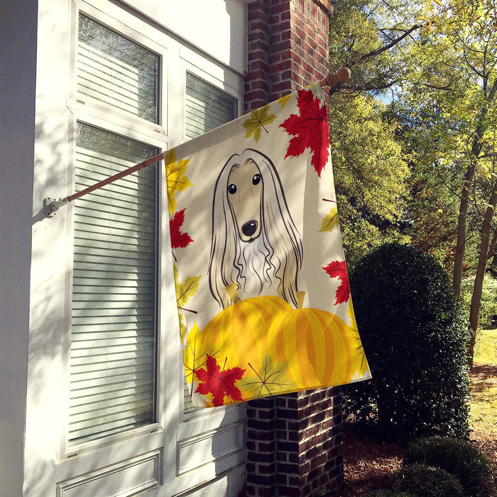 Afghan Hound Thanksgiving Flag Canvas House Size BB2050CHF  the-store.com.