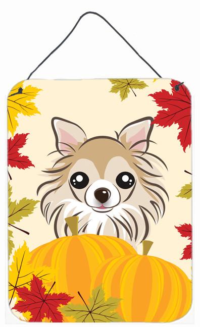 Chihuahua Thanksgiving Wall or Door Hanging Prints BB2057DS1216 by Caroline&#39;s Treasures