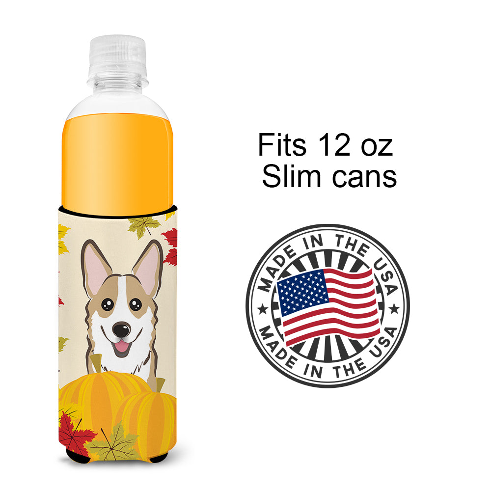 Sable Corgi Thanksgiving  Ultra Beverage Insulator for slim cans BB2059MUK
