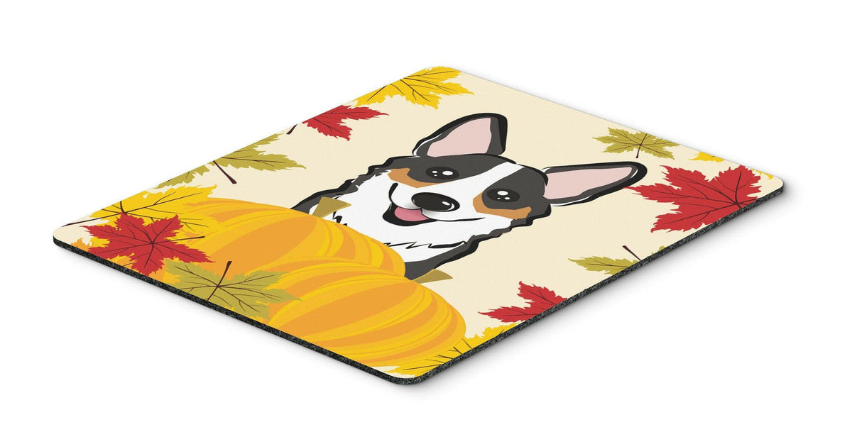 Tricolor Corgi Thanksgiving Mouse Pad, Hot Pad or Trivet BB2061MP by Caroline&#39;s Treasures