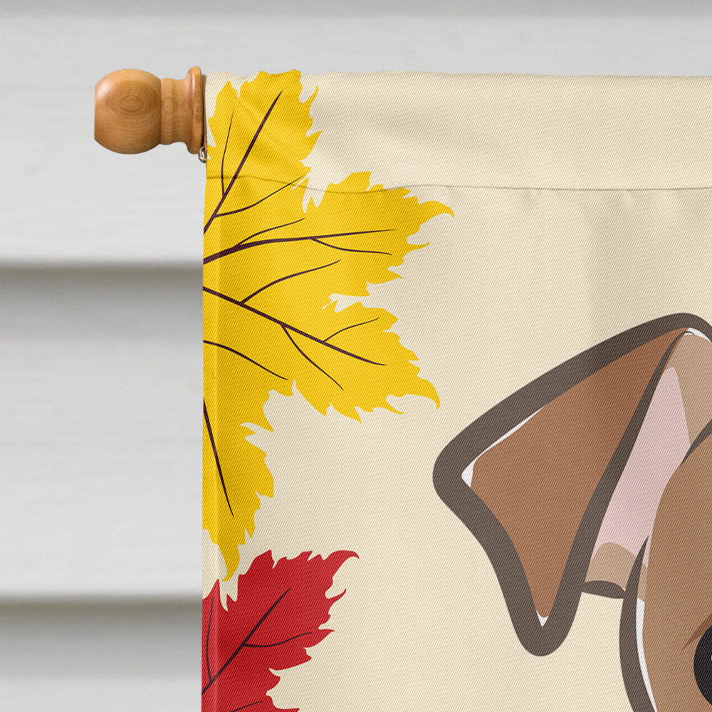 Jack Russell Terrier Thanksgiving Flag Canvas House Size BB2066CHF