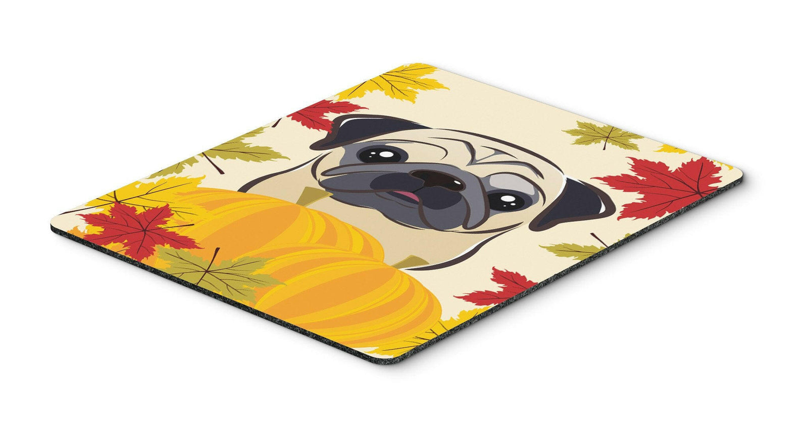 Fawn Pug Thanksgiving Mouse Pad, Hot Pad or Trivet BB2068MP by Caroline's Treasures
