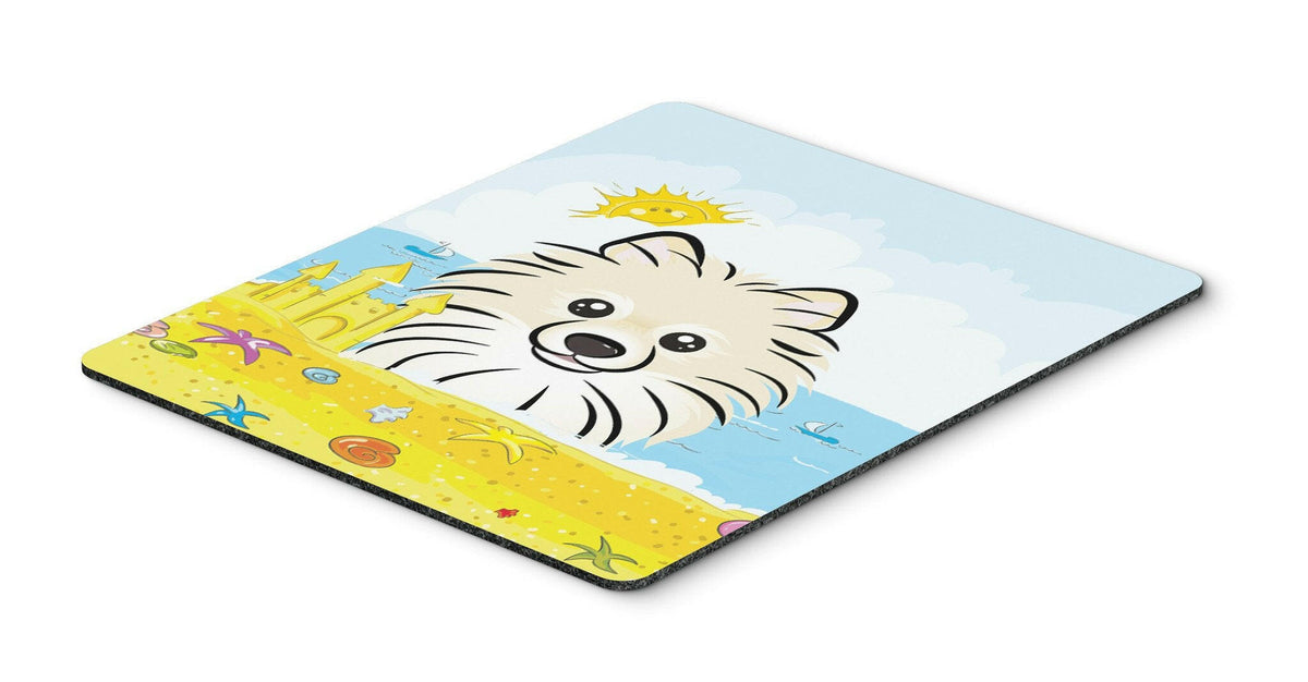 Pomeranian Summer Beach Mouse Pad, Hot Pad or Trivet BB2075MP by Caroline&#39;s Treasures