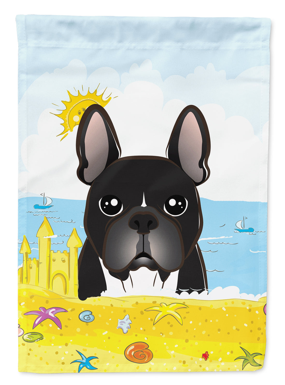French Bulldog Summer Beach Flag Garden Size BB2095GF