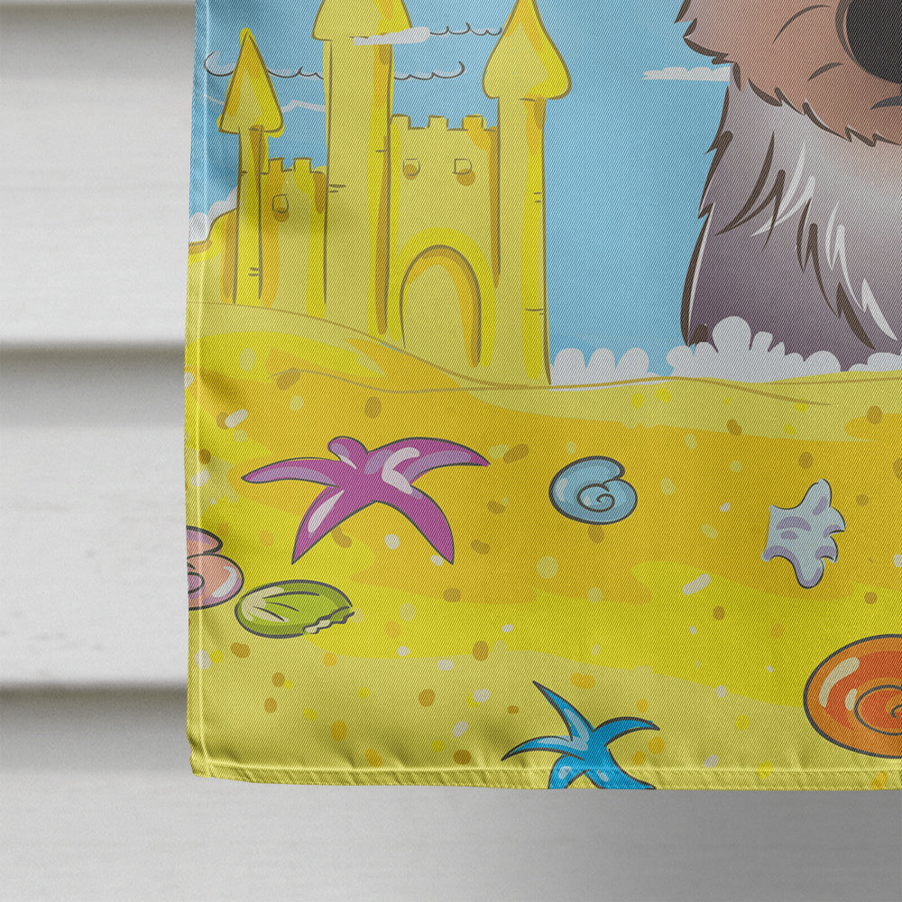 Yorkie Puppy Summer Beach Flag Canvas House Size BB2100CHF  the-store.com.
