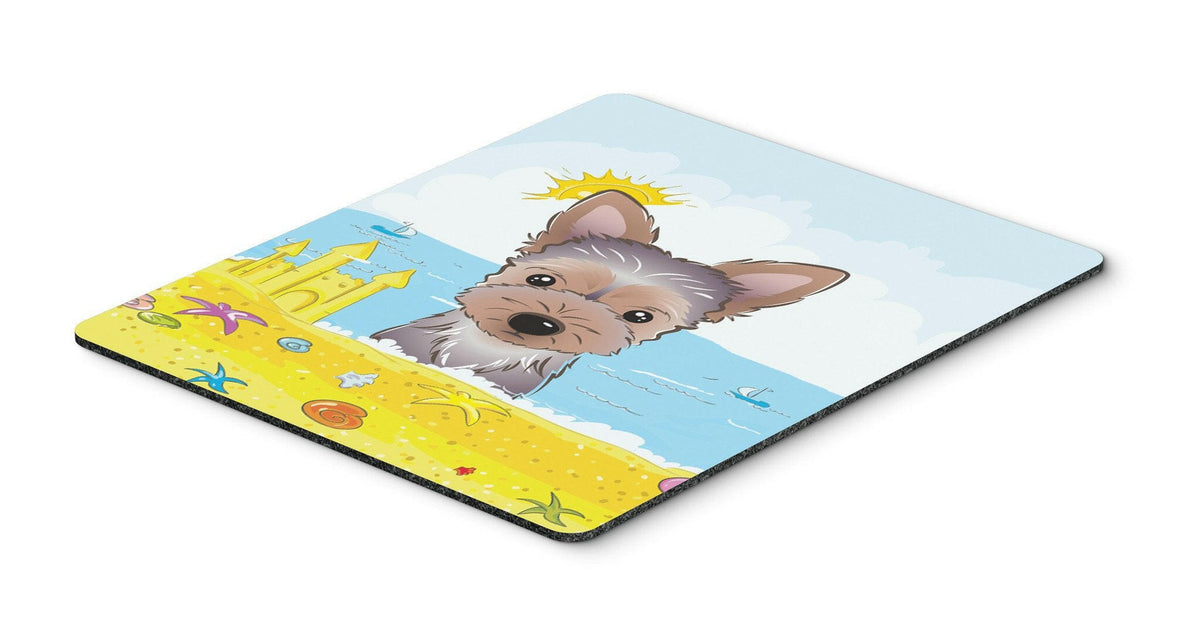 Yorkie Puppy Summer Beach Mouse Pad, Hot Pad or Trivet BB2100MP by Caroline&#39;s Treasures