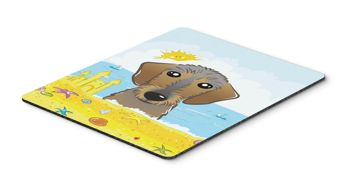 Wirehaired Dachshund Summer Beach Mouse Pad, Hot Pad or Trivet BB2101MP by Caroline&#39;s Treasures