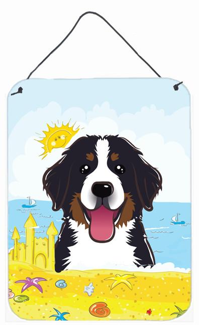 Bernese Mountain Dog Summer Beach Wall or Door Hanging Prints BB2105DS1216 by Caroline&#39;s Treasures