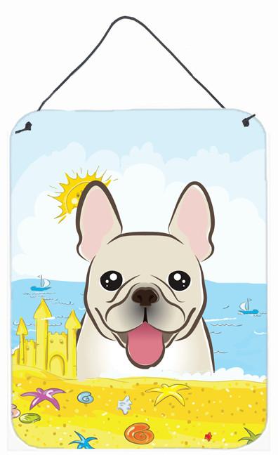 French Bulldog Summer Beach Wall or Door Hanging Prints BB2106DS1216 by Caroline&#39;s Treasures