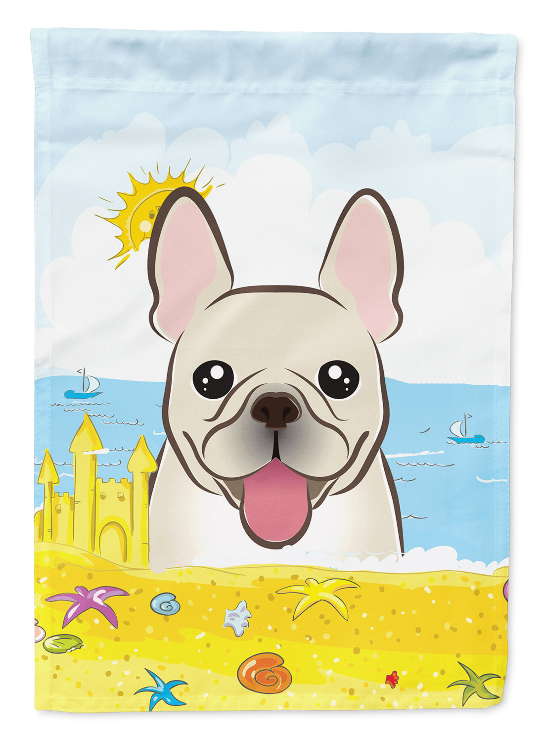 French Bulldog Summer Beach Flag Garden Size BB2106GF