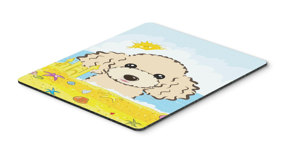 Buff Poodle Summer Beach Mouse Pad, Hot Pad or Trivet BB2126MP by Caroline&#39;s Treasures