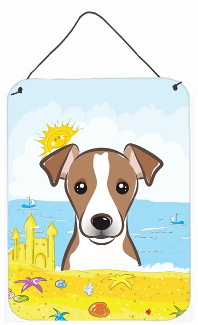 Jack Russell Terrier Summer Beach Wall or Door Hanging Prints BB2128DS1216 by Caroline&#39;s Treasures