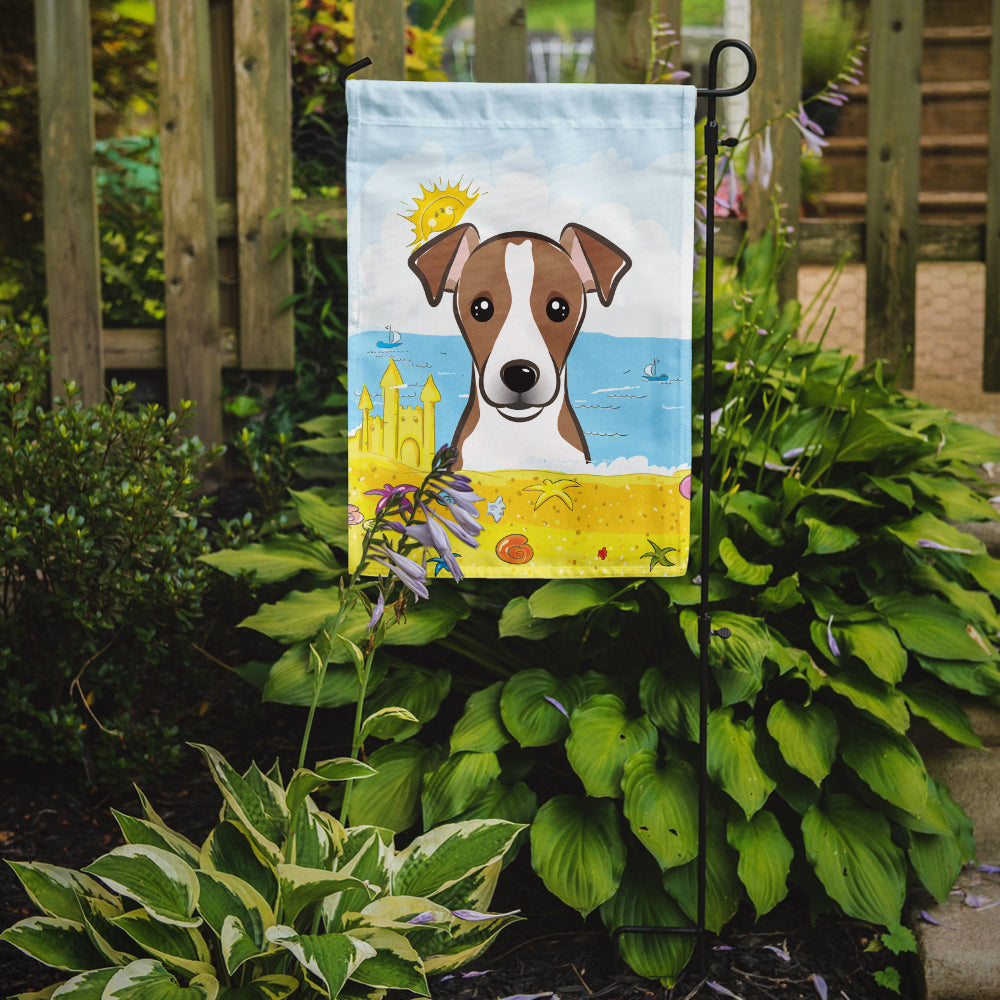 Jack Russell Terrier Summer Beach Flag Garden Size BB2128GF