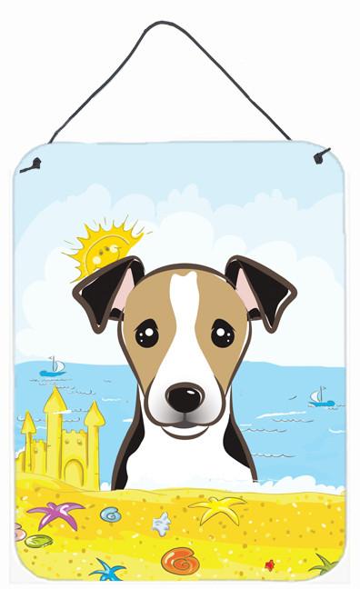 Jack Russell Terrier Summer Beach Wall or Door Hanging Prints BB2129DS1216 by Caroline&#39;s Treasures