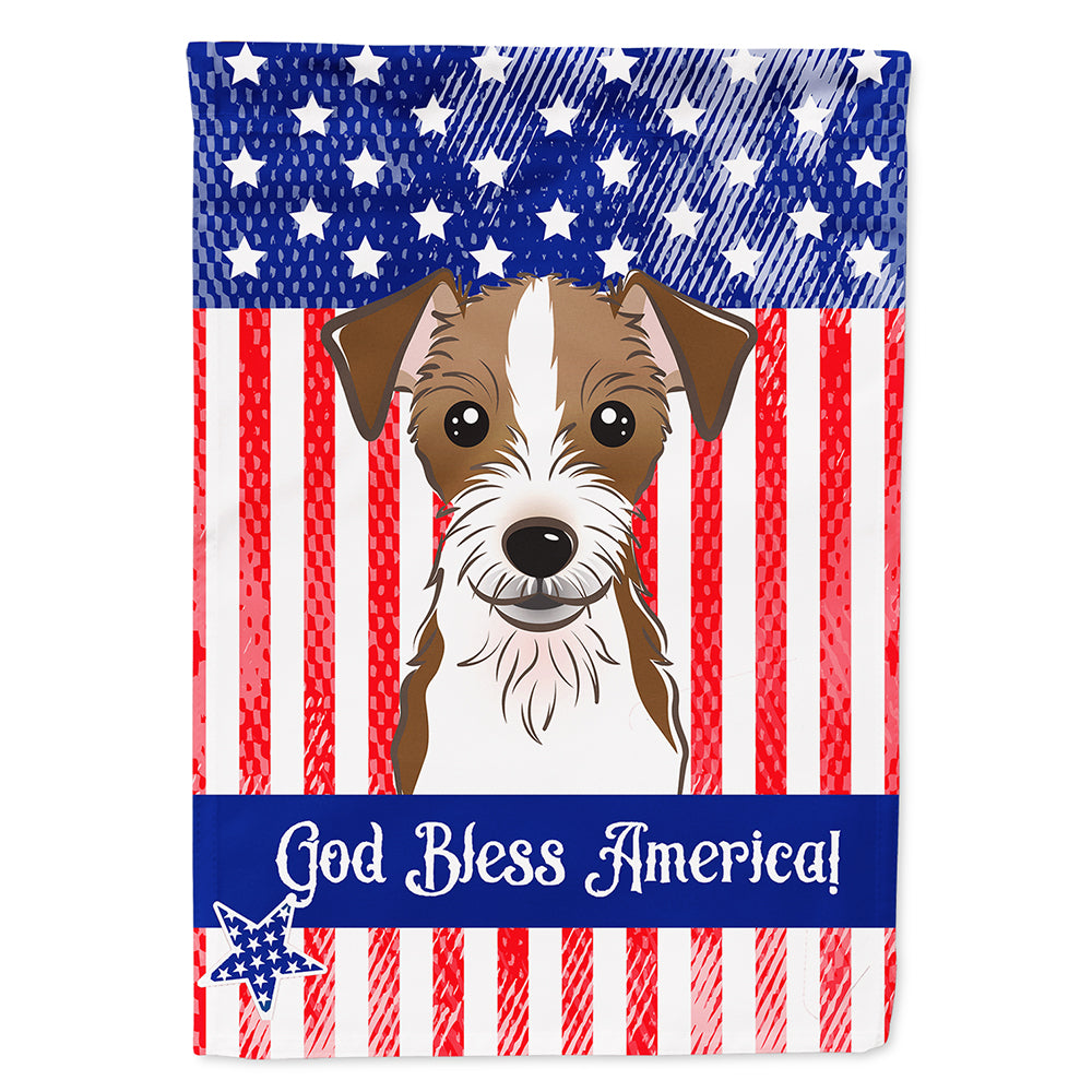Jack Russell Terrier Flag Canvas House Size BB2132CHF