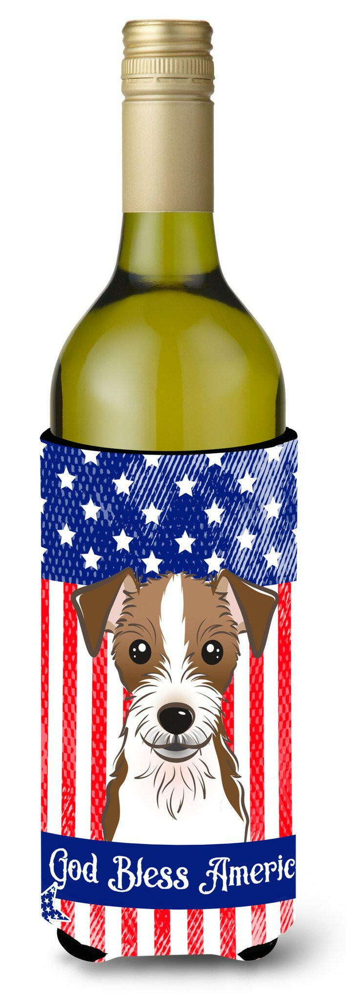 Jack Russell Terrier Wine Bottle Beverage Insulator Hugger BB2132LITERK by Caroline&#39;s Treasures